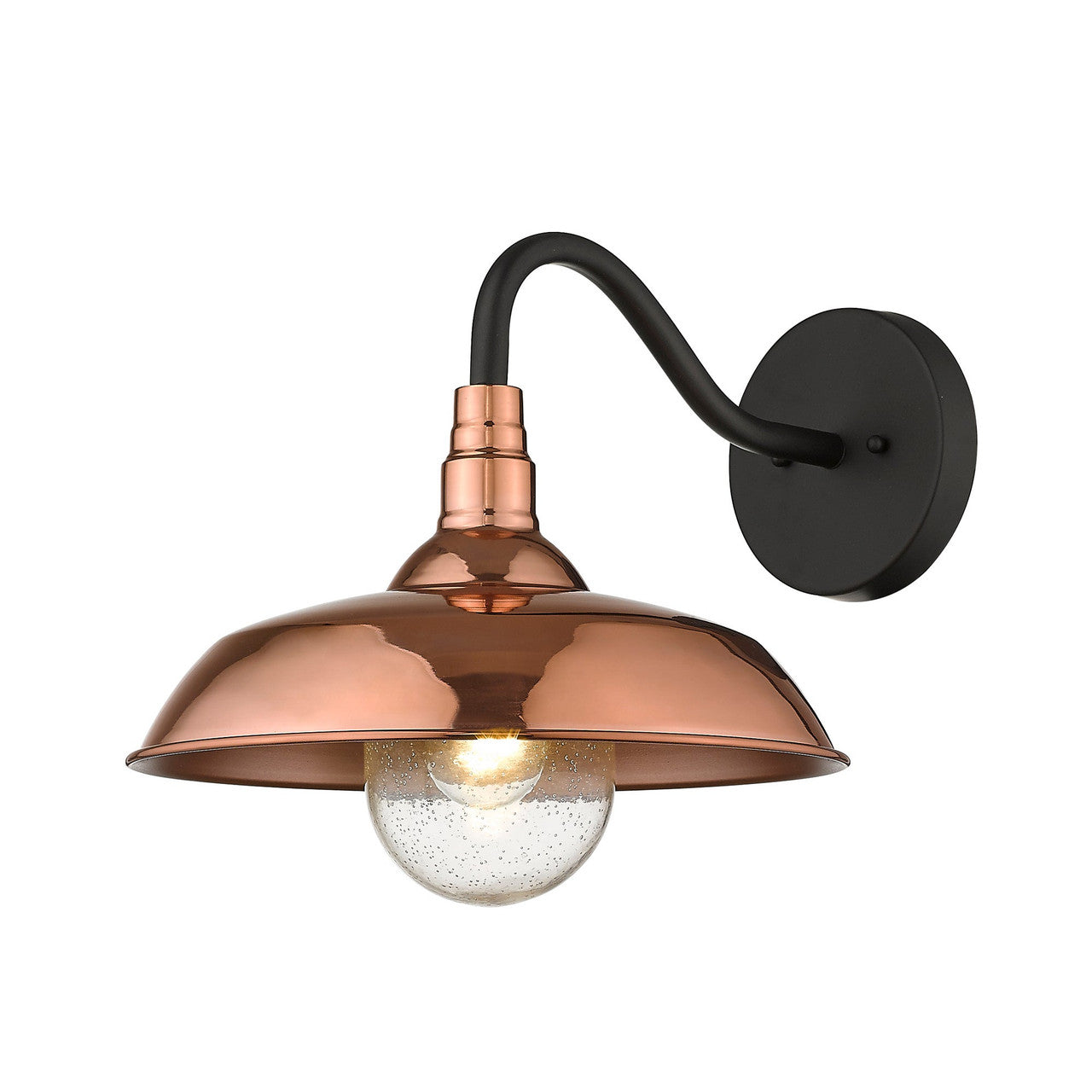 Acclaim Lighting Burry 1-Light Copper Wall Light in Copper 1742CO