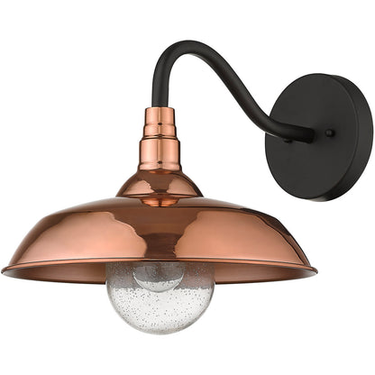 Acclaim Lighting Burry 1-Light Copper Wall Light in Copper 1742CO