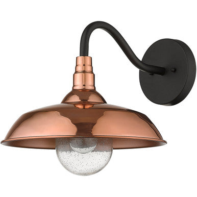 Acclaim Lighting Burry 1-Light Copper Wall Light in Copper 1742CO