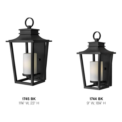 Hinkley Lighting Sullivan Small Wall Mount Lantern Black 1744BK