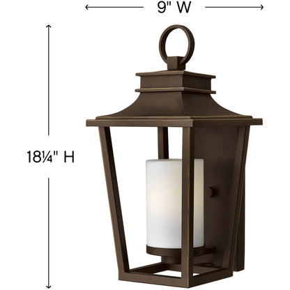 Hinkley Lighting Sullivan Small Wall Mount Lantern Oil Rubbed Bronze 1744OZ