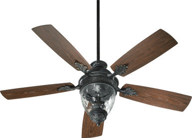 Quorum Georgia Patio Fan in Old World 174525-995