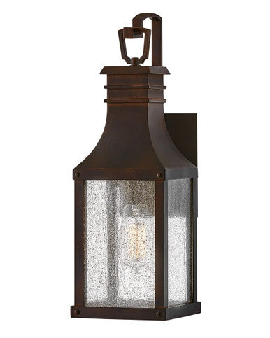 Hinkley Lighting Beacon Hill Small Wall Mount Lantern Blackened Copper 17460BLC