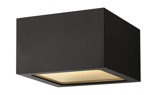 Hinkley Lighting 1765SK Kube Outdoor in Satin Black