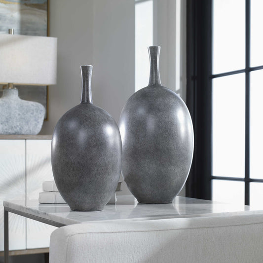 Uttermost Riordan Modern Vases, S/2 17711