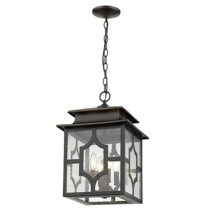 Acclaim Lighting Calvert 4-Light Oil-Rubbed Bronze Hanging Lantern in Oil-Rubbed Bronze 1776ORB