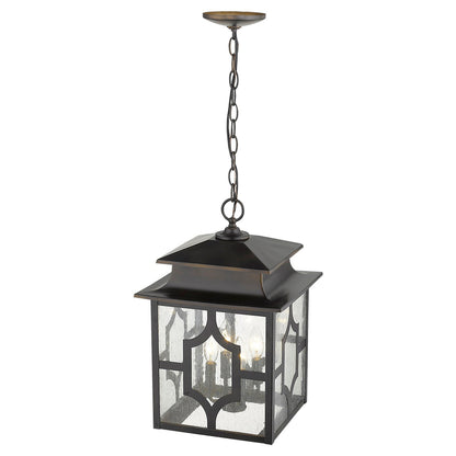 Acclaim Lighting Calvert 4-Light Oil-Rubbed Bronze Hanging Lantern in Oil-Rubbed Bronze 1776ORB