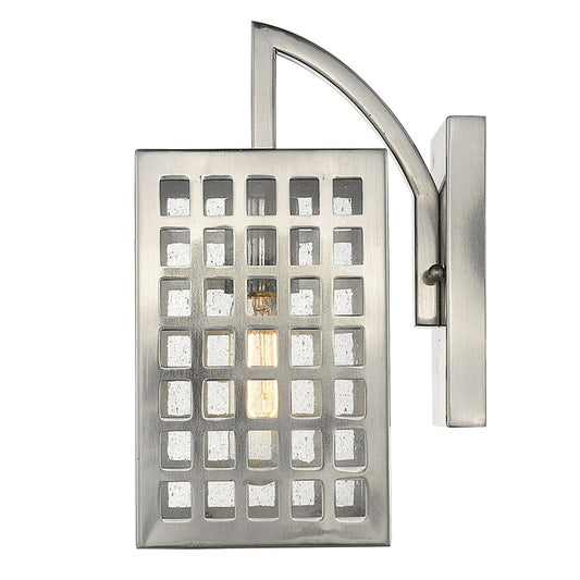 Acclaim Lighting Letzel 1-Light Satin Nickel Wall Light in Satin Nickel 1802SN