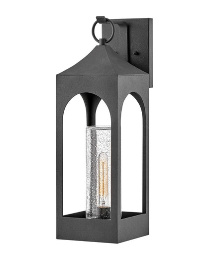 Hinkley Lighting Amina Large Wall Mount Lantern Distressed Zinc 18085DSZ