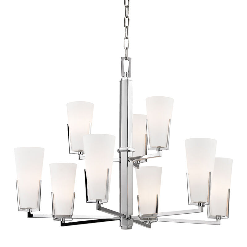 Hudson Valley Lighting Upton Chandelier in Polished Chrome 1809-PC