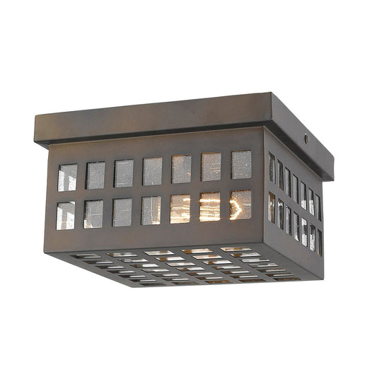 Acclaim Lighting Letzel 2-Light Oil-Rubbed Bronze Flushmount in Oil-Rubbed Bronze 1815ORB