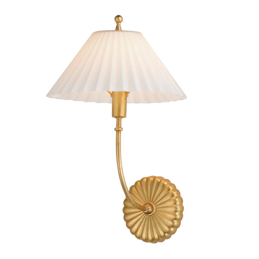 Maxim Kismet 1-Light Wall Sconce in Gold Leaf 18310SWGL