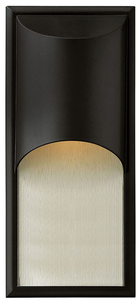 Hinkley Lighting Cascade Medium Wall Mount Lantern Satin Black 1834SK