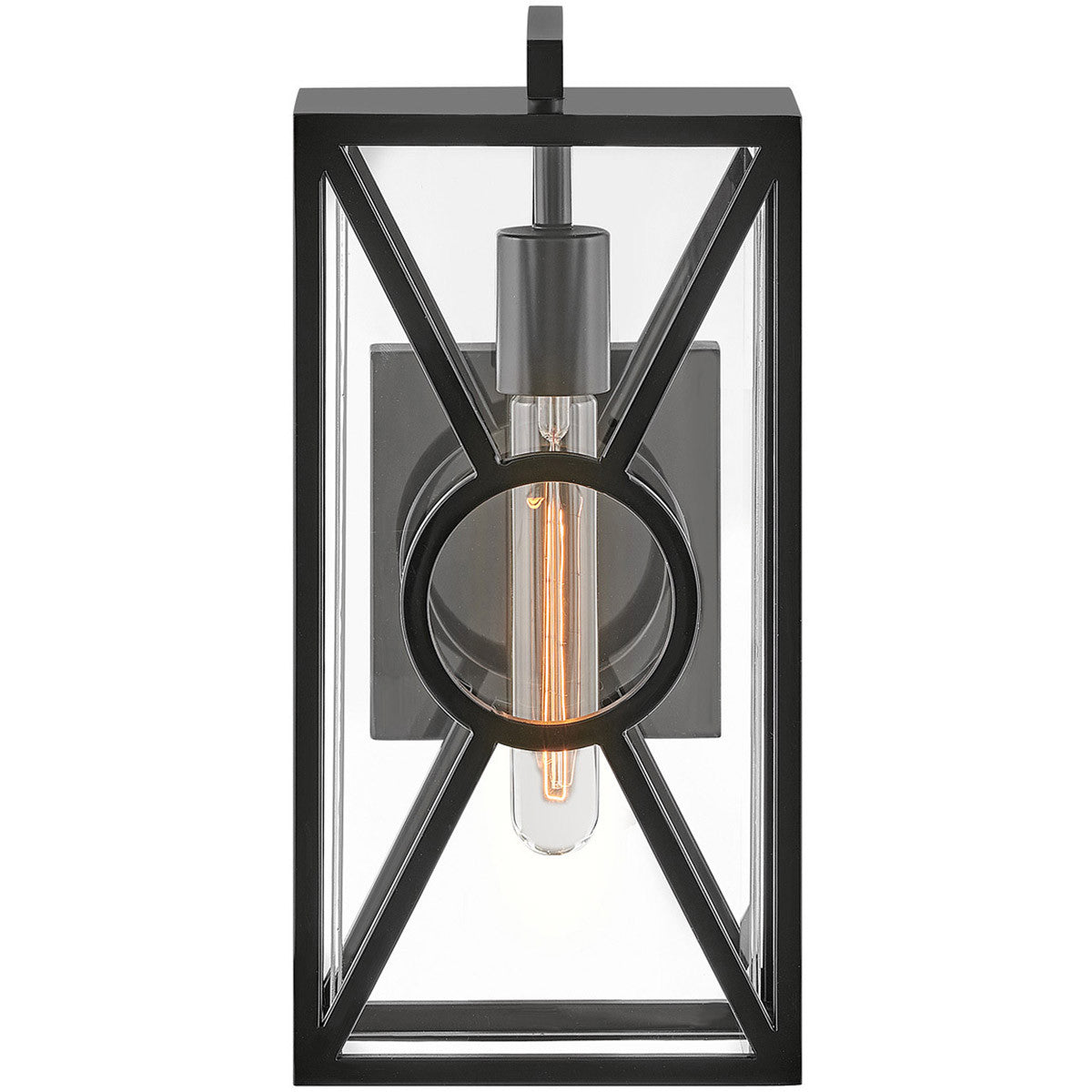 Hinkley Lighting Brixton Small Wall Mount Lantern Black 18370BK