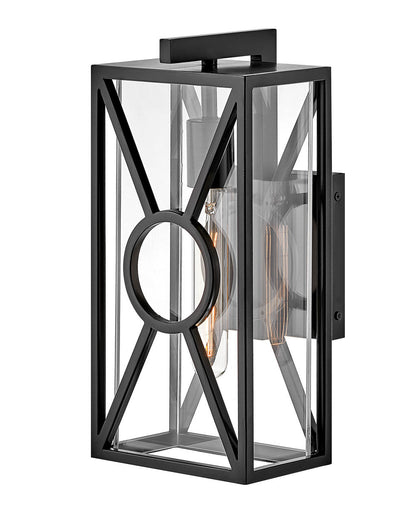 Hinkley Lighting Brixton Small Wall Mount Lantern Black 18370BK