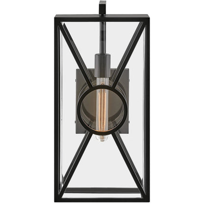 Hinkley Lighting Brixton Medium Wall Mount Lantern Black 18374BK