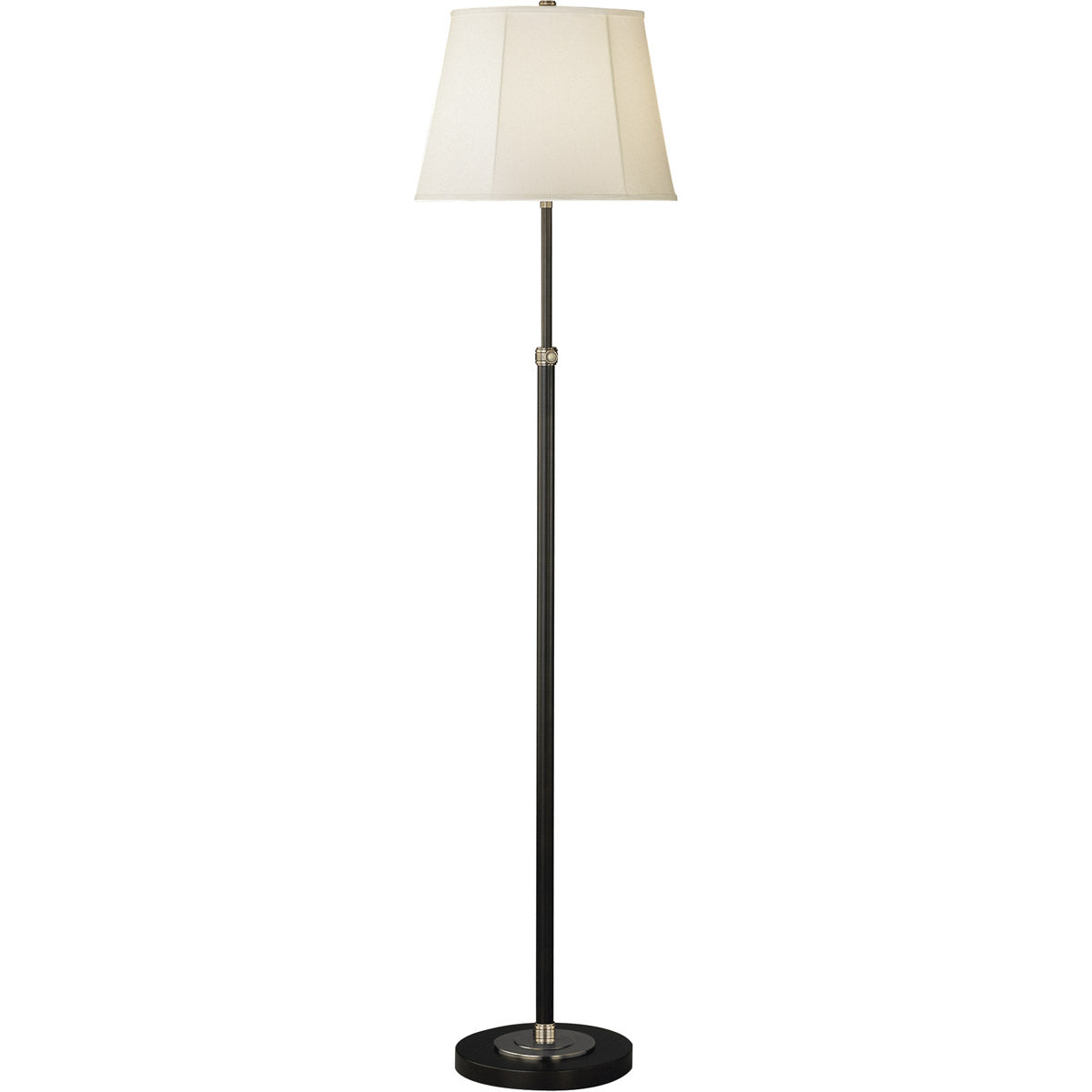 Robert Abbey  Bruno Floor Lamp in Lead Bronze Finish with Ebonized Nickel Accents 1842W