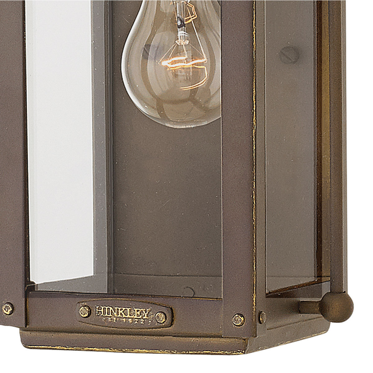 Hinkley Lighting Anchorage Small Wall Mount Lantern Light Oiled Bronze LED Bulb(s) Included 1850LZ-LL