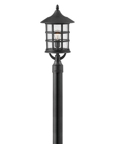 Hinkley Lighting Freeport Coastal Elements Large Post Top or Pier Mount Lantern 12v Textured Black Low Voltage 12V LED Bulb(s) Included 1861TK-LV