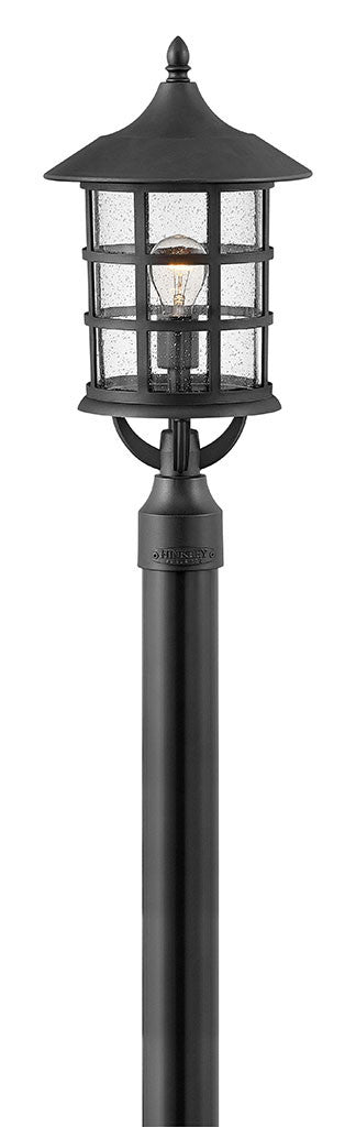 Hinkley Lighting Freeport Coastal Elements Large Post Top or Pier Mount Lantern Textured Black 1861TK