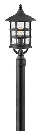 Hinkley Lighting Freeport Coastal Elements Large Post Top or Pier Mount Lantern Textured Black 1861TK