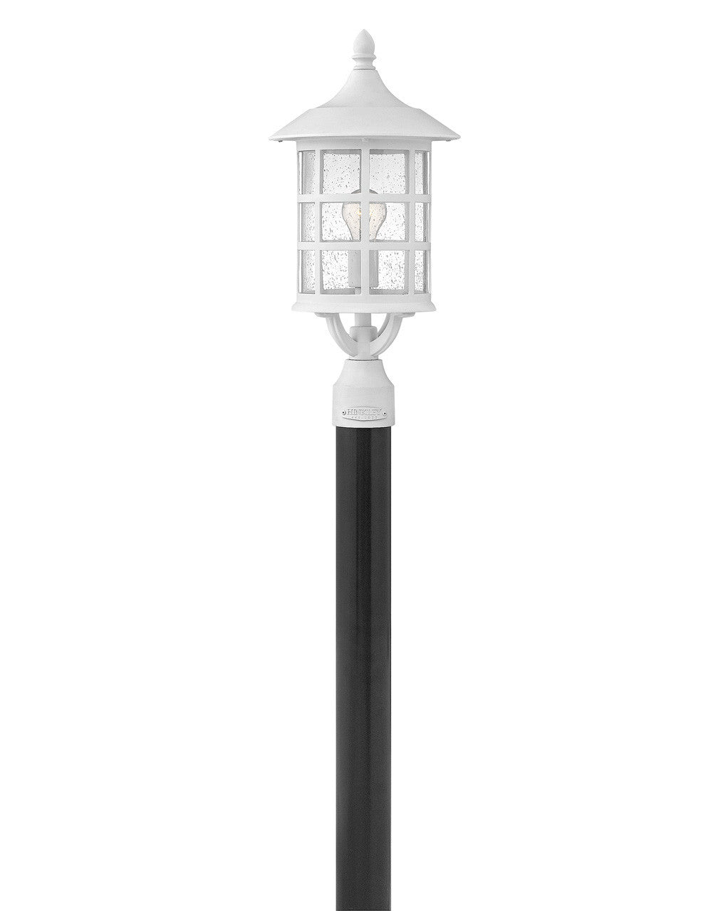 Hinkley Lighting Freeport Coastal Elements Large Post Top or Pier Mount Lantern Textured White 1861TW