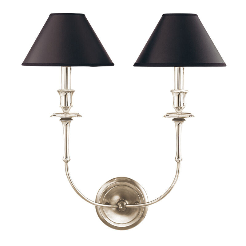 Hudson Valley Lighting Jasper Wall Sconce in Polished Nickel 1862-PN