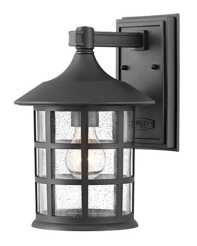 Hinkley Lighting Freeport Coastal Elements Medium Wall Mount Lantern Textured Black 1864TK