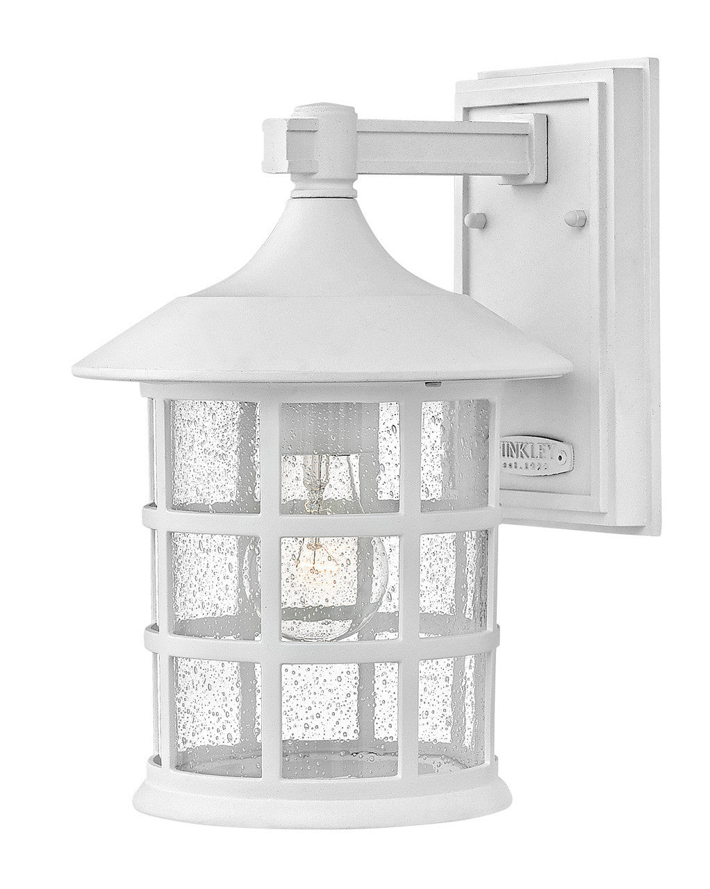 Hinkley Lighting Freeport Coastal Elements Medium Wall Mount Lantern Textured White 1864TW