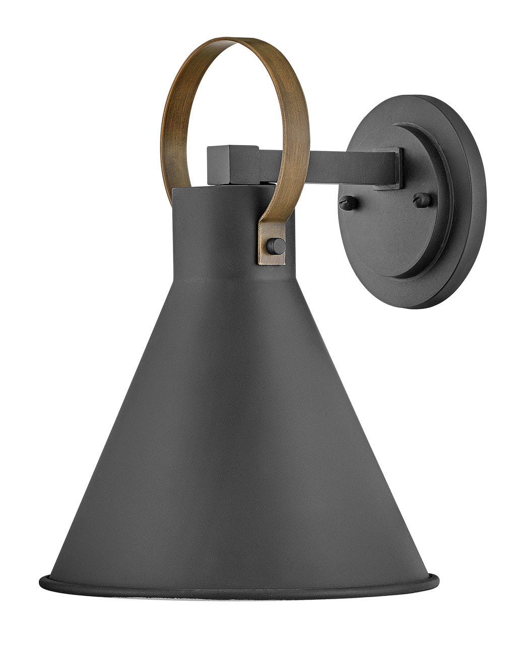 Hinkley Lighting Winnie Small Wall Mount Lantern in Museum Black LED Bulb(s) Included  18870MB-LL