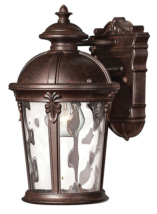 Hinkley Lighting Windsor Extra Small Wall Mount Lantern River Rock 1890RK