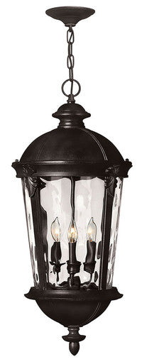 Hinkley Lighting Windsor Large Hanging Lantern Black 1892BK