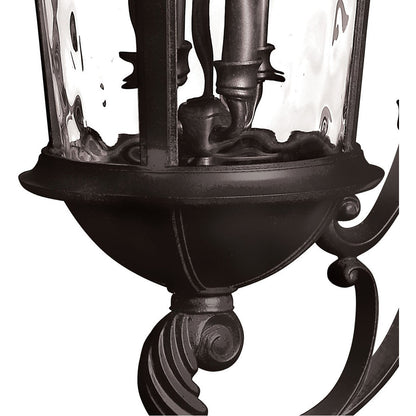 Hinkley Lighting Windsor Large Wall Mount Lantern Black 1895BK