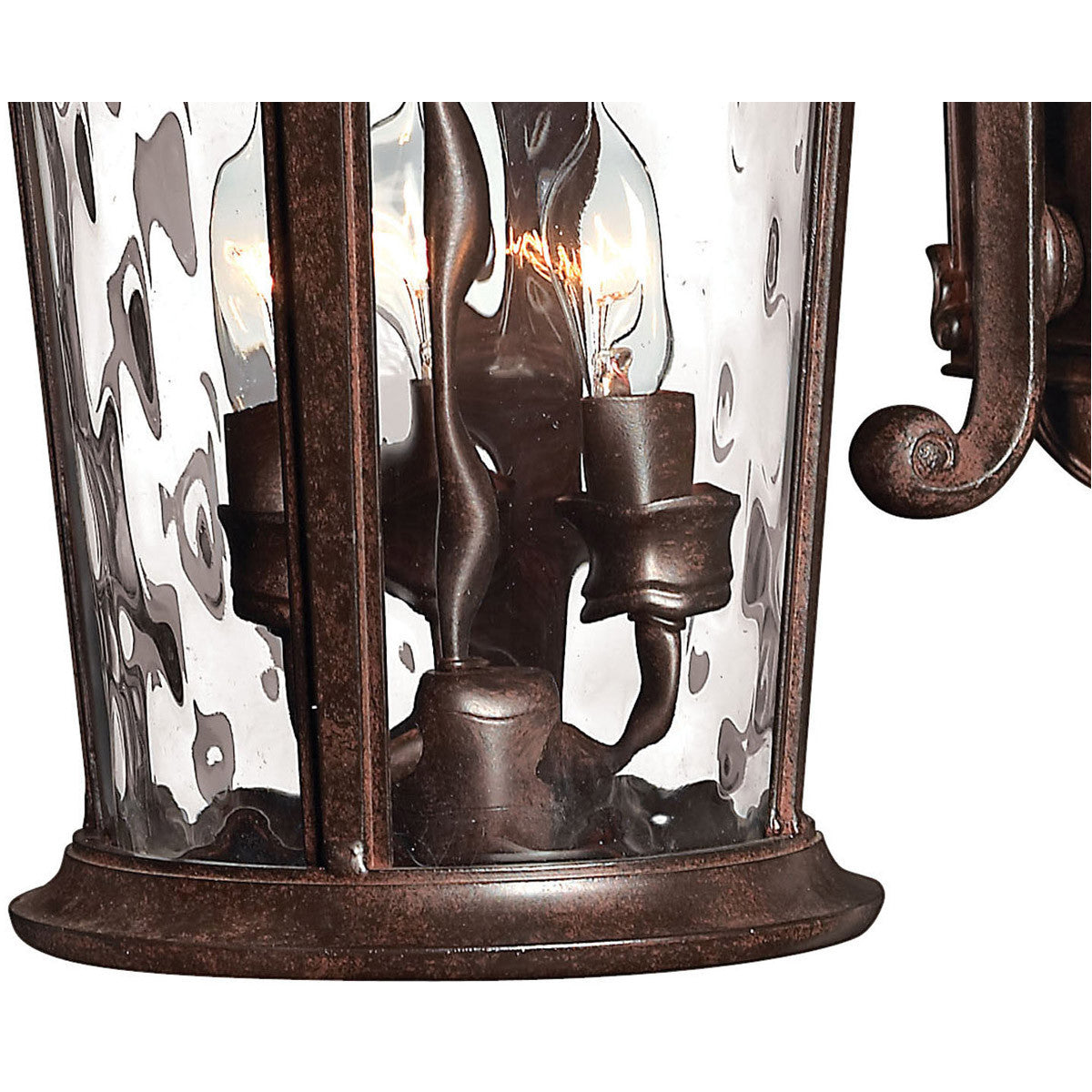 Hinkley Lighting Windsor Small Wall Mount Lantern River Rock 1898RK