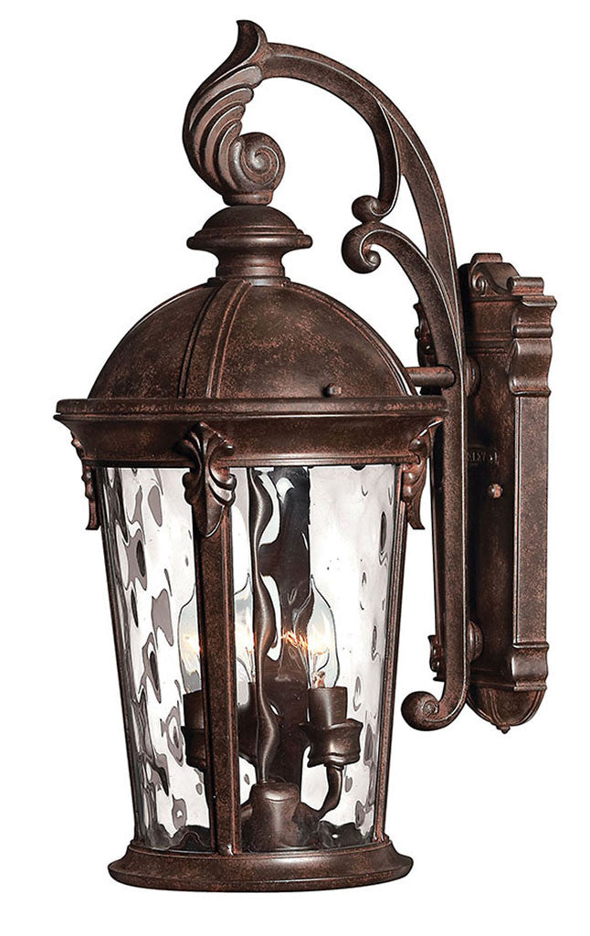 Hinkley Lighting Windsor Small Wall Mount Lantern River Rock 1898RK