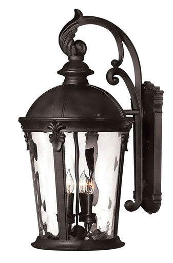 Hinkley Lighting Windsor Medium Wall Mount Lantern Black 1899BK