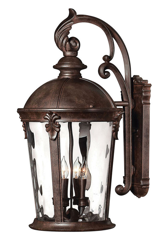 Hinkley Lighting Windsor Medium Wall Mount Lantern River Rock 1899RK