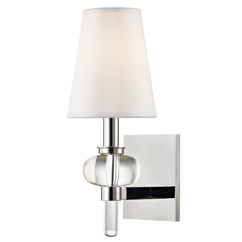 Hudson Valley Lighting Luna Wall Sconce in Polished Nickel 1900-PN