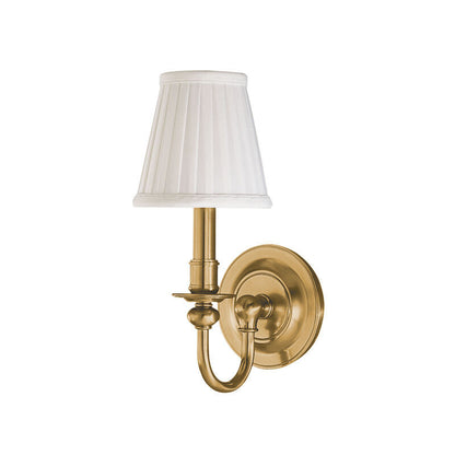 Hudson Valley Lighting Beekman Wall Sconce in Aged Brass 1901-AGB