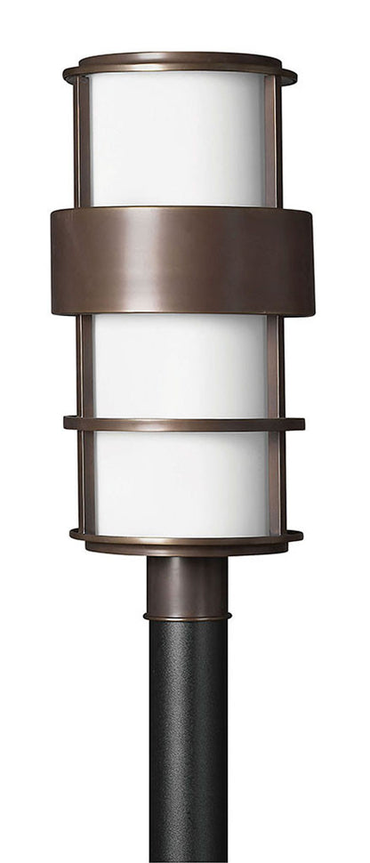 Hinkley Lighting Saturn Large Post Top or Pier Mount Lantern Metro Bronze Integrated LED Bulb(s) 1901MT-LED