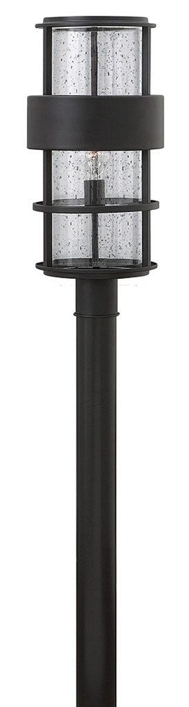 Hinkley Lighting Saturn Large Post Top or Pier Mount Lantern Satin Black 1901SK