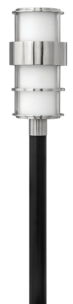 Hinkley Lighting Saturn Large Post Top or Pier Mount Lantern Stainless Steel Integrated LED Bulb(s) 1901SS-LED