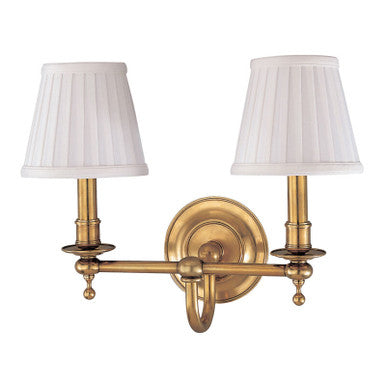 Hudson Valley Lighting Beekman Wall Sconce in Aged Brass 1902-AGB