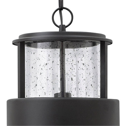 Hinkley Lighting Saturn Large Hanging Lantern Satin Black 1902SK