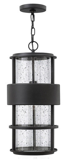 Hinkley Lighting Saturn Large Hanging Lantern Satin Black 1902SK