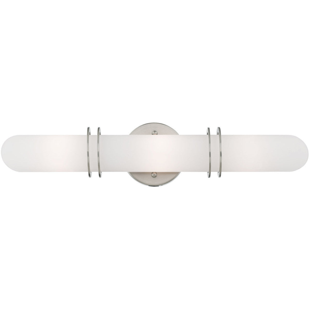 Livex Lighting Pelham Collection 3 Light Brushed Nickel Bath Light in Brushed Nickel 1903-91