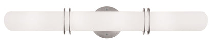 Livex Lighting Pelham Collection 4 Light Brushed Nickel Bath Light in Brushed Nickel 1904-91