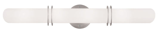 Livex Lighting Pelham Collection 4 Light Brushed Nickel Bath Light in Brushed Nickel 1904-91