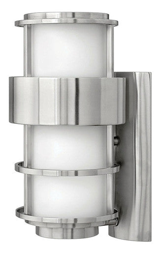 Hinkley Lighting Saturn Medium Wall Mount Lantern Stainless Steel Integrated LED Bulb(s) 1904SS-LED