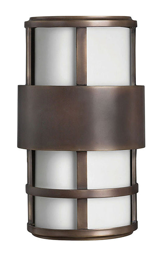 Hinkley Lighting Saturn Small Wall Mount Lantern Metro Bronze Integrated LED Bulb(s) 1908MT-LED